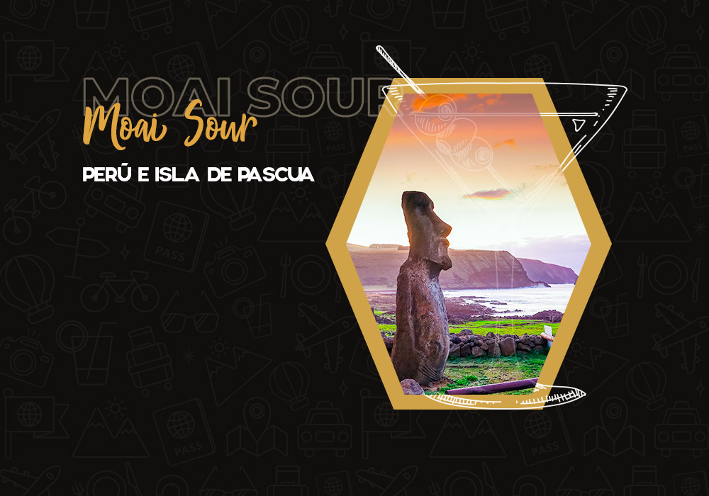 Cóctel Moai Sour: Perú e Isla de Pascua